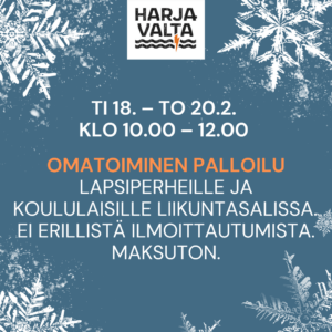 TALVILOMA 2025 ON PIAN TÄÄLLÄ JÄLLEEN! Nappaa tästä loman puuhat talteen, niin tylsää ei varmasti ole 💯😍 Lisätietoja näistä annetaan mielellämme. 